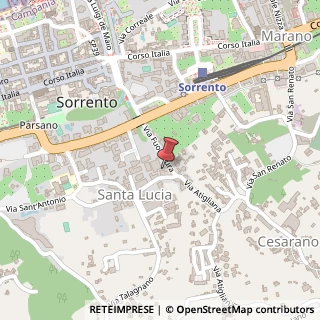 Mappa Via Fuorimura, 49, 80067 Sorrento, Napoli (Campania)
