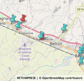 Mappa Via Papa Pio XI, 84092 Bellizzi SA, Italia (3.43182)