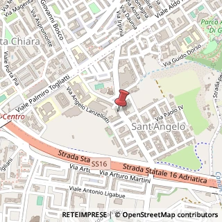 Mappa Via Sant'Angelo, 8A, 72100 Brindisi, Brindisi (Puglia)