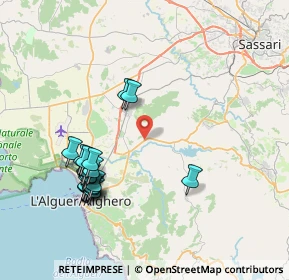 Mappa Località Santu Pedru, 07041 Alghero SS, Italia (8.8185)