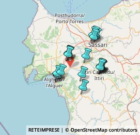 Mappa Località Santu Pedru, 07041 Alghero SS, Italia (11.342)