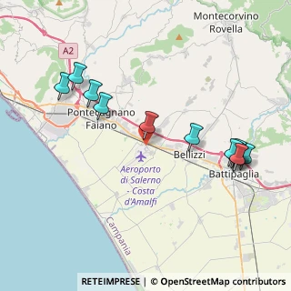 Mappa Aeroporto Salerno-Pontecagnano, 84090 Montecorvino Pugliano SA, Italia (4.815)