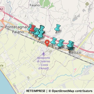 Mappa Aeroporto Salerno-Pontecagnano, 84090 Montecorvino Pugliano SA, Italia (1.595)