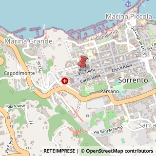 Mappa Via fuoro 64, 80067 Sorrento, Napoli (Campania)
