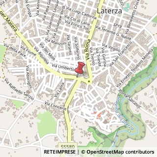 Mappa Via Dante Alighieri, 28, 74014 Laterza, Taranto (Puglia)