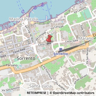 Mappa Corso Italia, 221, 80067 Sorrento, Napoli (Campania)