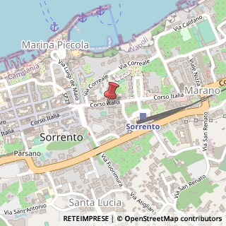 Mappa Corso Italia, 219, 80067 Sorrento, Napoli (Campania)