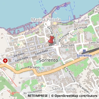 Mappa Via San Cesareo, 7, 80067 Sorrento, Napoli (Campania)