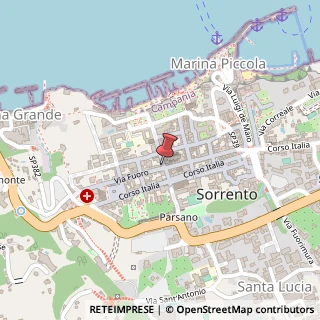 Mappa Via Torquato Tasso,  5, 80067 Sorrento, Napoli (Campania)