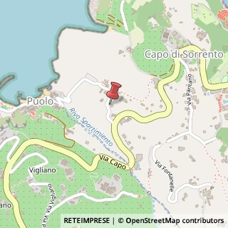 Mappa Via Marina di Puolo, 1a, 80067 Sorrento, Napoli (Campania)