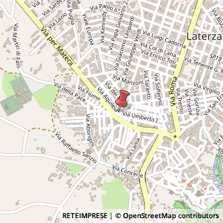 Mappa Via Umberto I°, 72, 74014 Laterza, Taranto (Puglia)