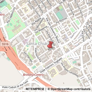 Mappa Via San Martino della Battaglia, 5, 72100 Brindisi, Brindisi (Puglia)