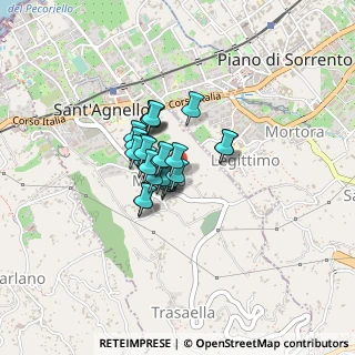 Mappa Via Occulto, 80065 Sant'Agnello NA, Italia (0.248)
