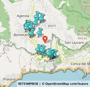 Mappa Via degli Ontanelli, 80051 Agerola NA, Italia (0.8415)