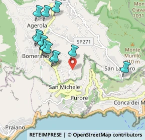 Mappa Via degli Ontanelli, 80051 Agerola NA, Italia (1.11077)