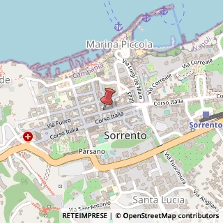 Mappa Via San Cesareo, 67, 80067 Sorrento, Napoli (Campania)