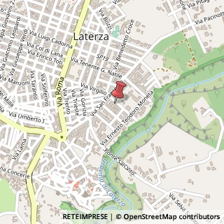 Mappa Via Salvo D'Acquisto, 1, 74014 Laterza, Taranto (Puglia)