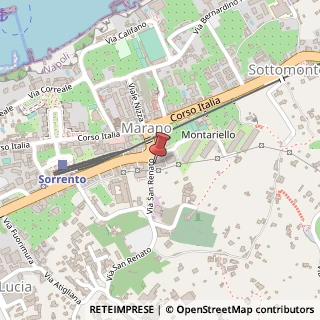 Mappa Via San Renato, 24, 80067 Sorrento, Napoli (Campania)
