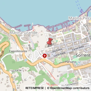 Mappa Via s. nicola 24, 80067 Sorrento, Napoli (Campania)