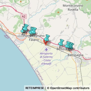 Mappa Via Tenente colonnello Carmine Calò, 84098 Pontecagnano Faiano SA, Italia (3.94091)