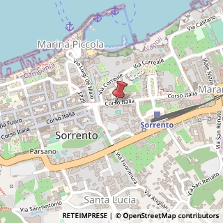 Mappa Corso Italia, 205, 80067 Sorrento, Napoli (Campania)
