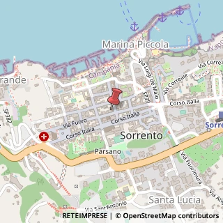 Mappa Via San Cesareo, 86, 80067 Sorrento, Napoli (Campania)