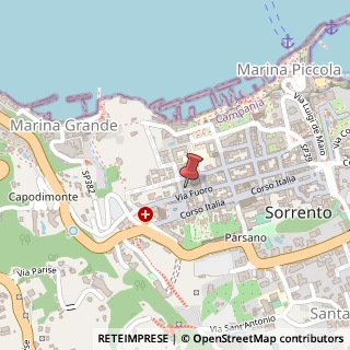 Mappa Via Fuoro, 57, 80067 Sorrento, Napoli (Campania)