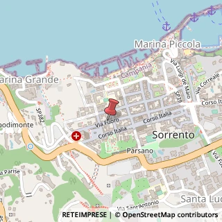 Mappa Via Fuoro, 43, 80067 Sorrento, Napoli (Campania)