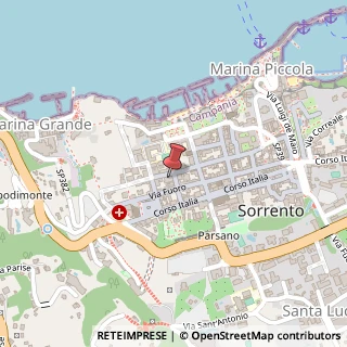 Mappa Via San Nicola, 10, 80067 Sorrento, Napoli (Campania)