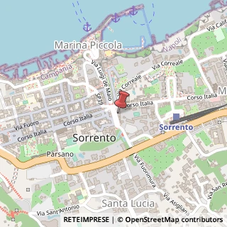 Mappa Piazza Torquato Tasso, 10, 80067 Sorrento, Napoli (Campania)