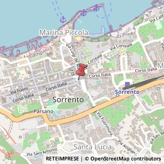 Mappa Piazza Torquato Tasso, 13, 80067 Sorrento, Napoli (Campania)