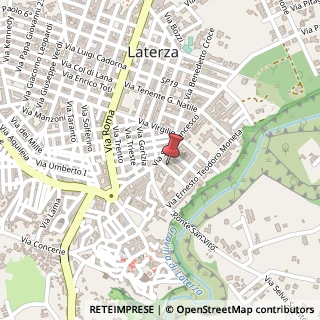 Mappa Via Grazia Deledda, 10, 74014 Laterza, Taranto (Puglia)