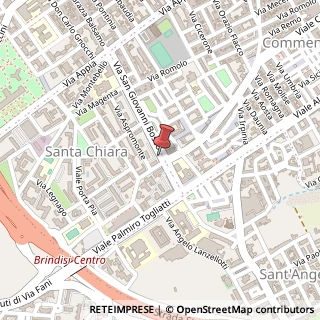 Mappa Via San Giovanni Bosco, 45, 72100 Brindisi, Brindisi (Puglia)