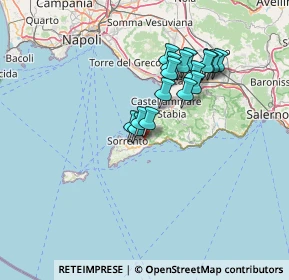 Mappa Via Traversa Petrulo, 80063 Piano di Sorrento NA, Italia (12.36235)