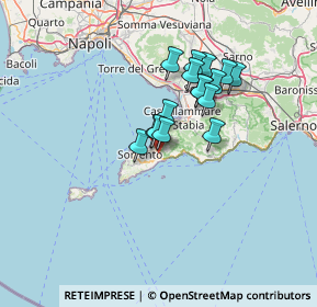 Mappa Via Traversa Petrulo, 80063 Piano di Sorrento NA, Italia (10.89125)