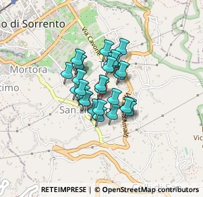 Mappa Via Traversa Petrulo, 80063 Piano di Sorrento NA, Italia (0.26786)