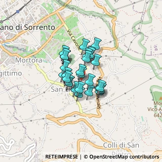 Mappa Via Traversa Petrulo, 80063 Piano di Sorrento NA, Italia (0.275)