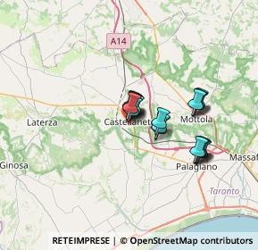 Mappa Via Alessandro Fleming, 74011 Castellaneta TA, Italia (5.25368)