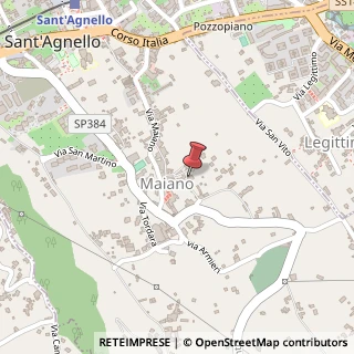 Mappa Via Occulto, 22, 80065 Sant'Agnello, Napoli (Campania)