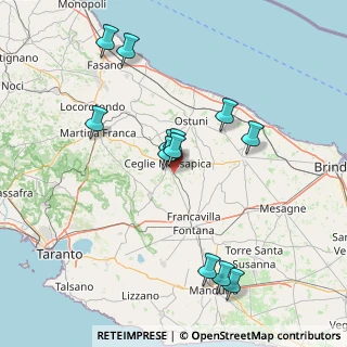 Mappa SP 26, 72013 Ceglie Messapica BR, Italia (16.21917)