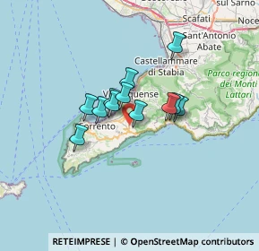 Mappa Via Meta - Amalfi, 80063 Piano di Sorrento NA, Italia (4.70417)