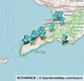 Mappa Via Meta - Amalfi, 80063 Piano di Sorrento NA, Italia (6.031)