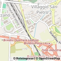 Mapa Brindisi