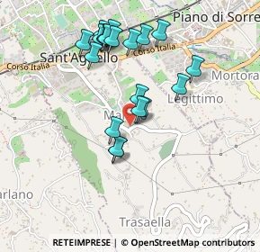 Mappa Via Vincenzo C A Ferraro, 80065 Sant'Agnello NA, Italia (0.484)