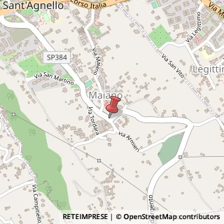 Mappa Via Maiano,  106, 80065 Sant'Agnello, Napoli (Campania)