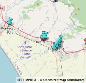 Mappa Via Tenente Paraggio, 84092 Bellizzi SA, Italia (4.32385)