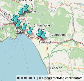 Mappa Via Daniele Manin, 84092 Bellizzi SA, Italia (17.37083)