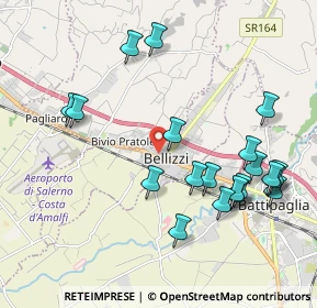 Mappa Via Daniele Manin, 84092 Bellizzi SA, Italia (2.353)