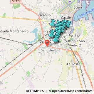Mappa Via Jacopo de Vanis, 72100 Brindisi BR, Italia (1.634)