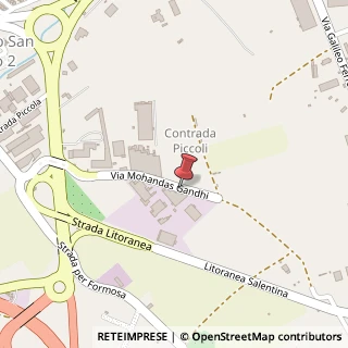 Mappa Via Mohandas Gandhi, 32, 72100 Brindisi, Brindisi (Puglia)